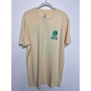 Urban Outfitters Re.Purpose Large Earth Day Everyday Graphic T-Shirt Yellow NWT